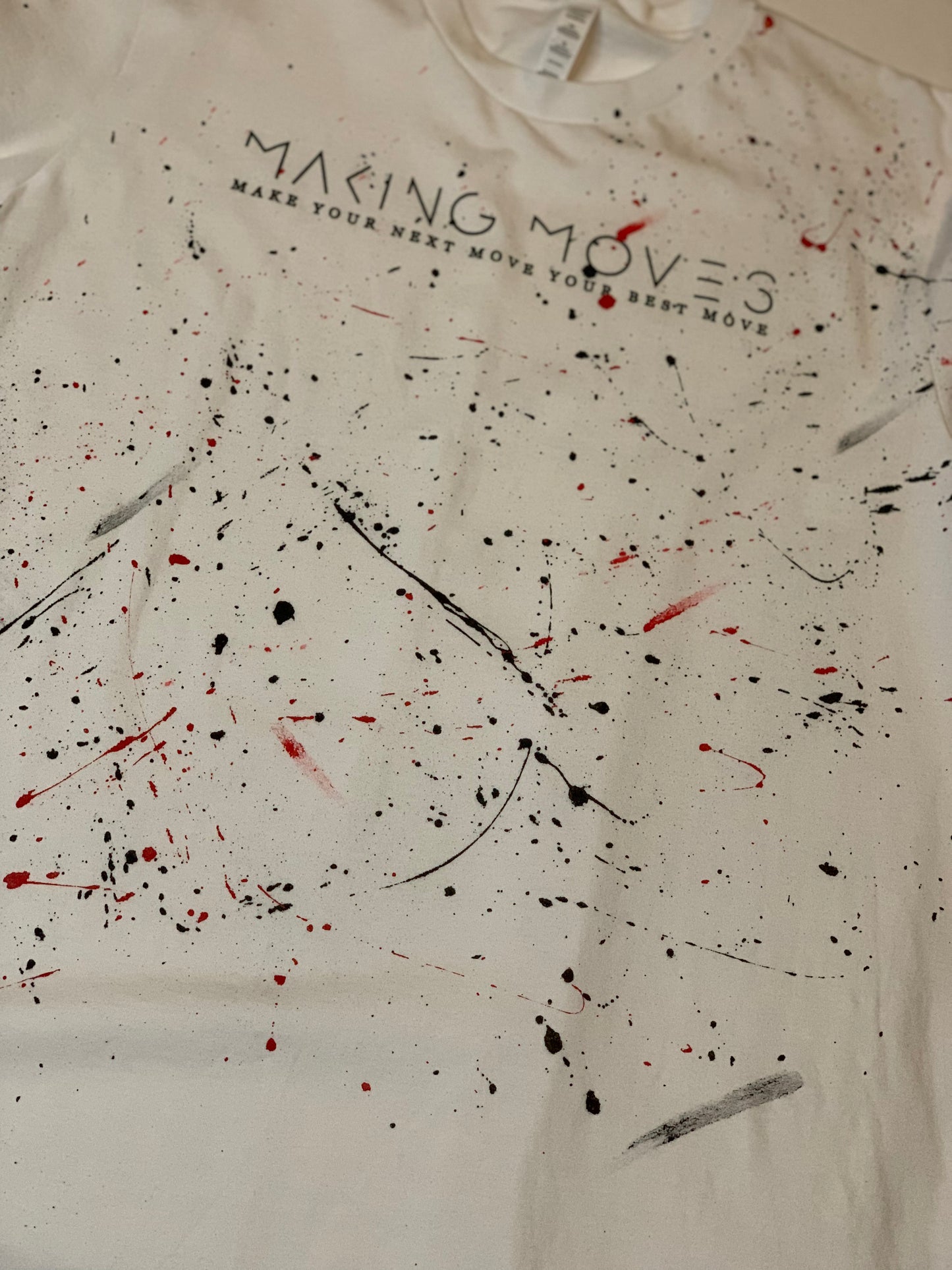 Paint Splatter T-shirt (making moves) Limited Edition