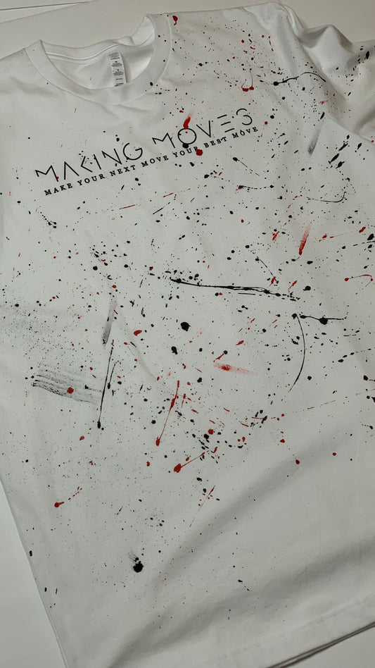 Paint Splatter T-shirt (making moves) Limited Edition